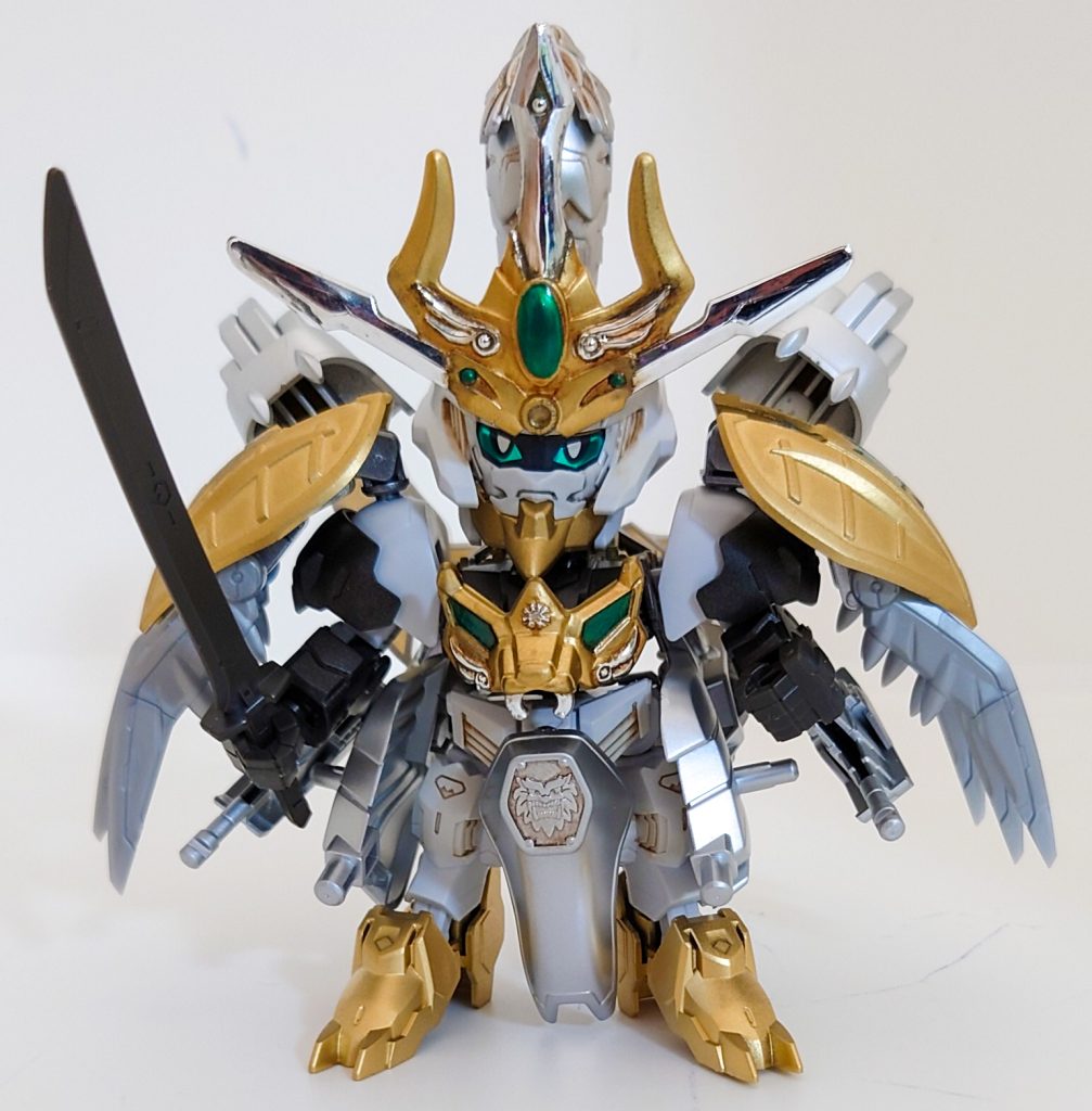 正面白虎なので全体的に白ベースの配色に所々金色等で仕上げてみました。