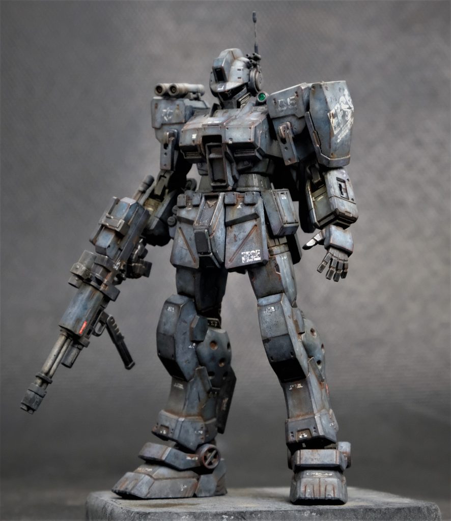 筆塗り　HGジムスパルタン–2枚目/制作者：@mesarymon