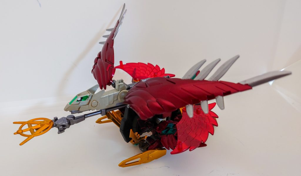 側面から見た状態。