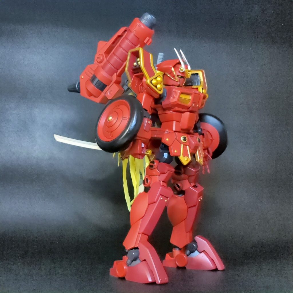 ハンド部はSDものからHGのものに変更しました。（加工あり）