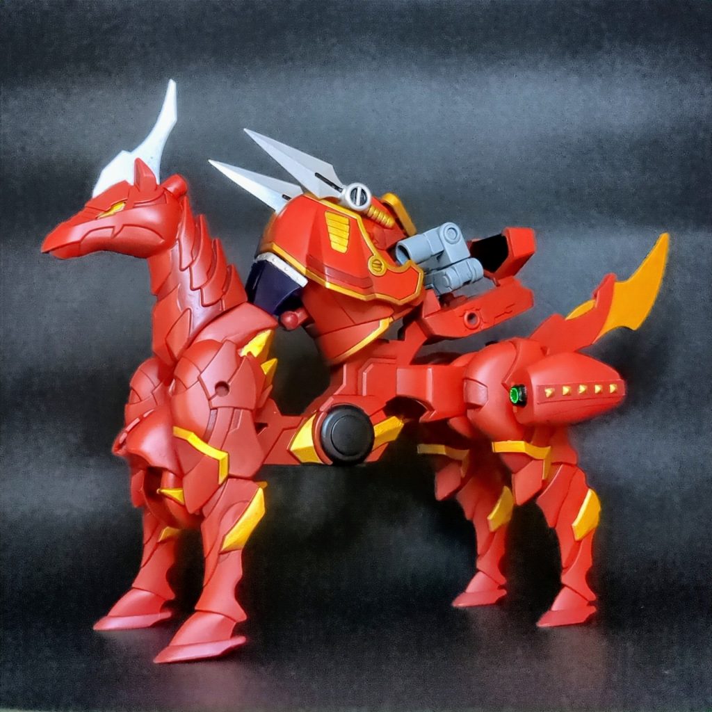 SDの頭部は武者鞍歩に預ける形にしました。