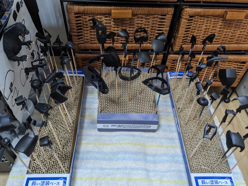 エヴォブラックの下地塗装