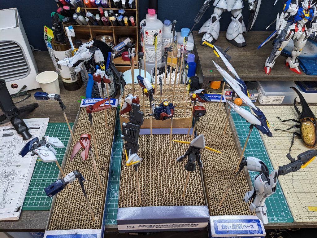 トップコート直後。今回も綺麗に吹けました♫