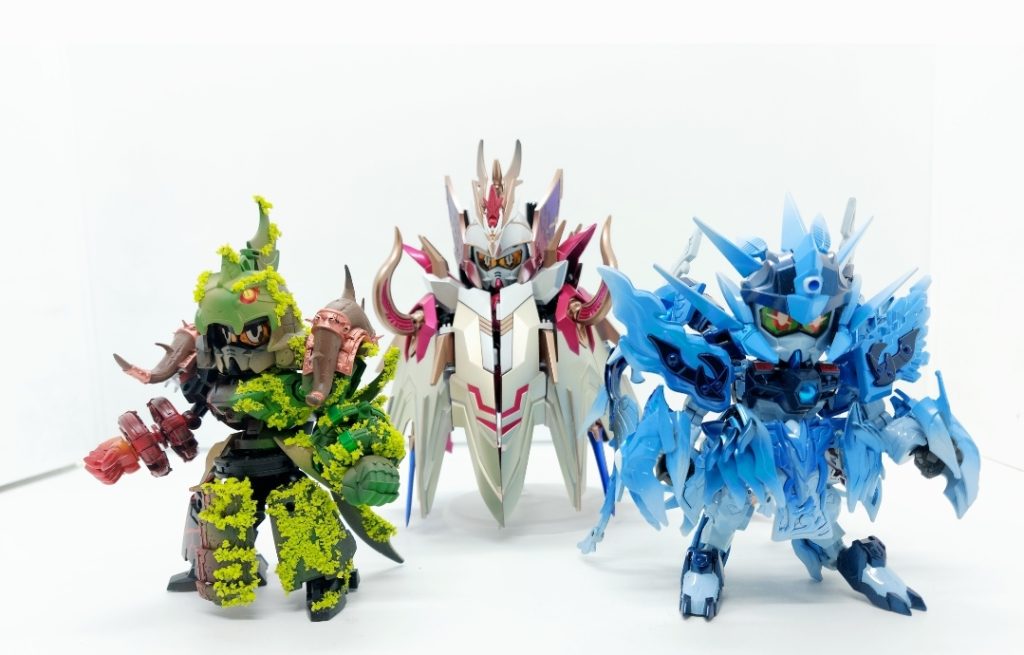 龍域三公 氷狼公 ゼロガンダム–2枚目/制作者：昨日の 🎈W