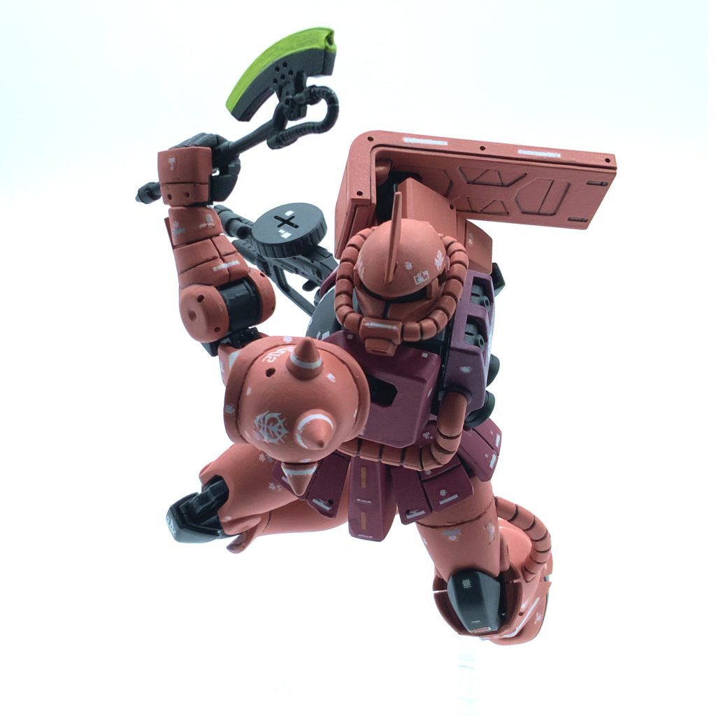 完全筆塗装!HG234 シャア専用ザク–4枚目/制作者:Kinpla