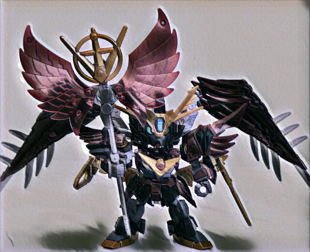 ということで、SDクロスシルエットのウイングガンダムゼロEWを改造した『朱雀』でした。