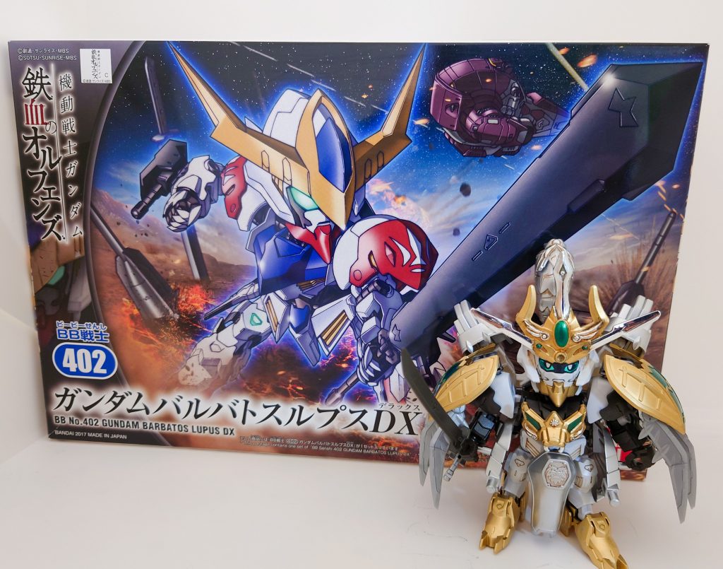 BB戦士 ガンダムバルバトスルプスDXをベースにしております。獣のイメージから連想してバルバトスを選択しました。