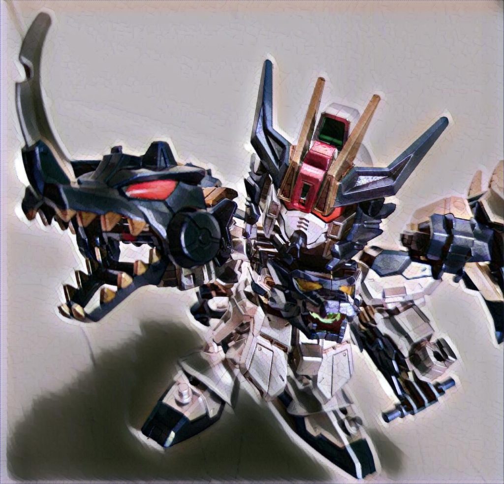 ということで、BB戦士RX-93-ν2 Hi-νガンダムを改造した『青龍』でした。一応これで、四聖獣が出そろいました。