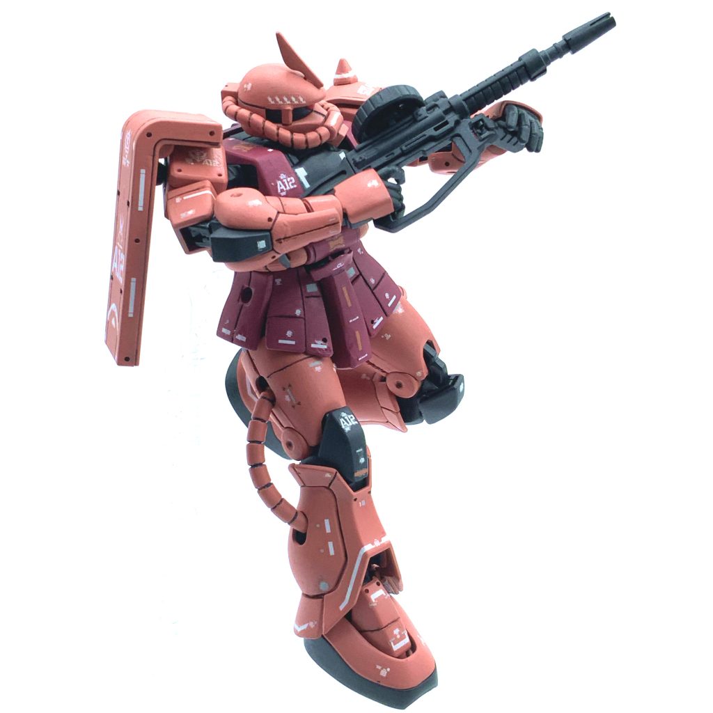 完全筆塗装!HG234 シャア専用ザク–5枚目/制作者:Kinpla