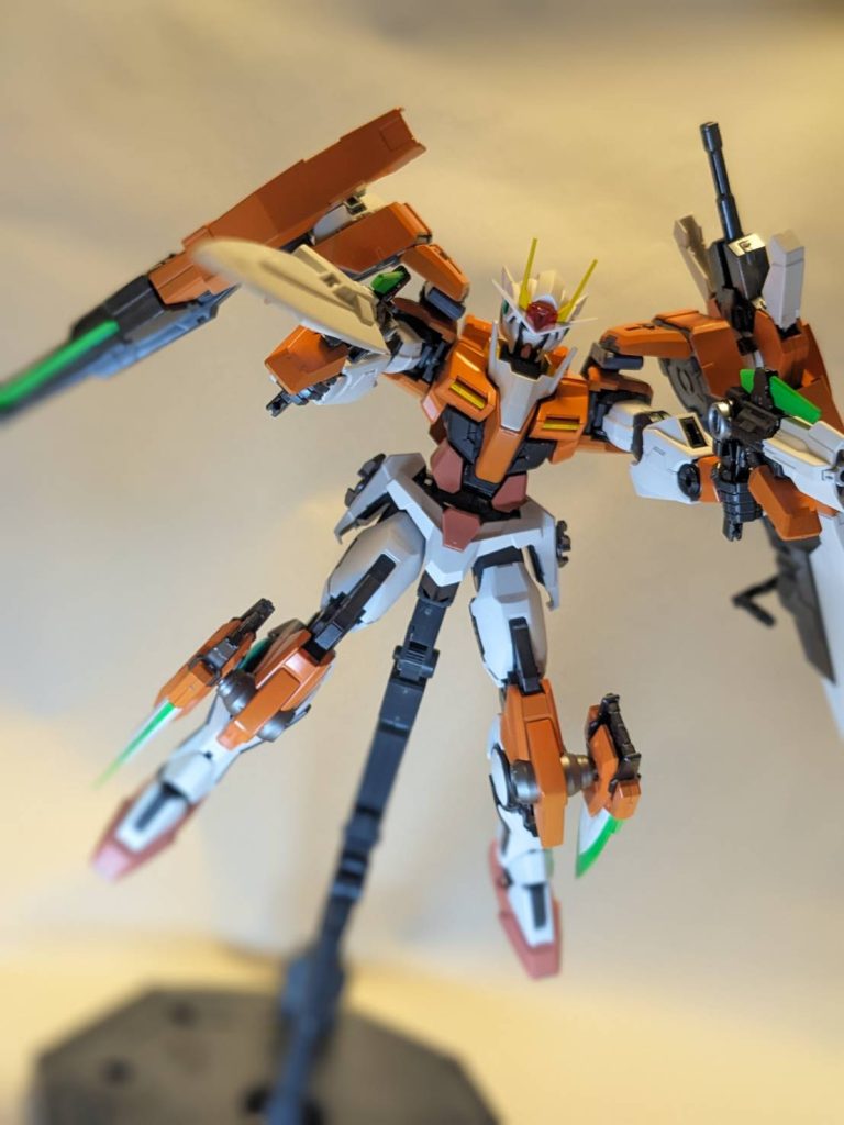 バックパックの重量が怖くて終始ヒヤヒヤしましたが、カッコよくポーズもとれた！