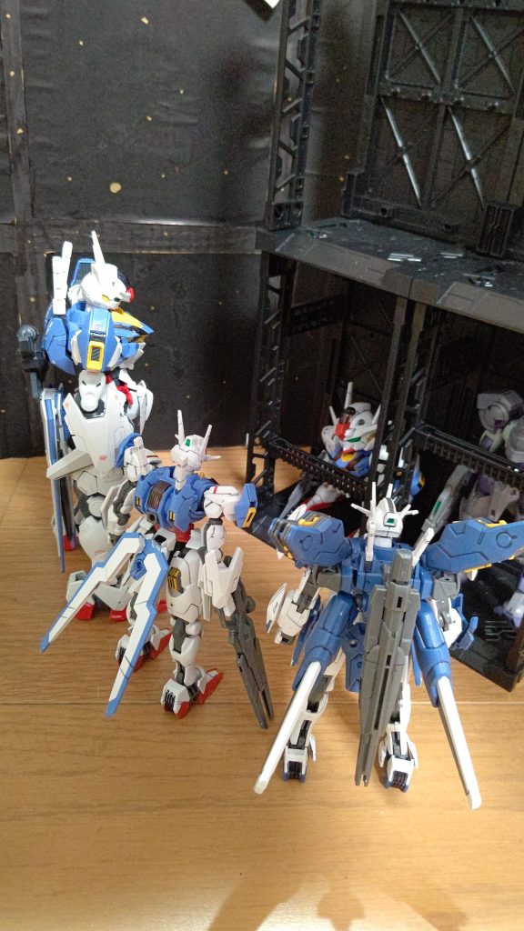 SDエアリアル(フルメカエアリアル君もいるし改修型君も来たから全員集合だね✨)ハインドリー(僕もいたらなぁ)ではまた👋😉