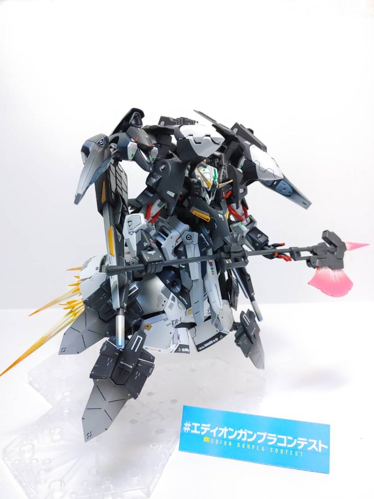 フライルー・フリスAOZの世界に実在しそうな機体を,,,と妄想しながら作成しました。TRシステムの新たな選択肢が表現できたと思います。最後まで見て頂き、ありがとうございました。