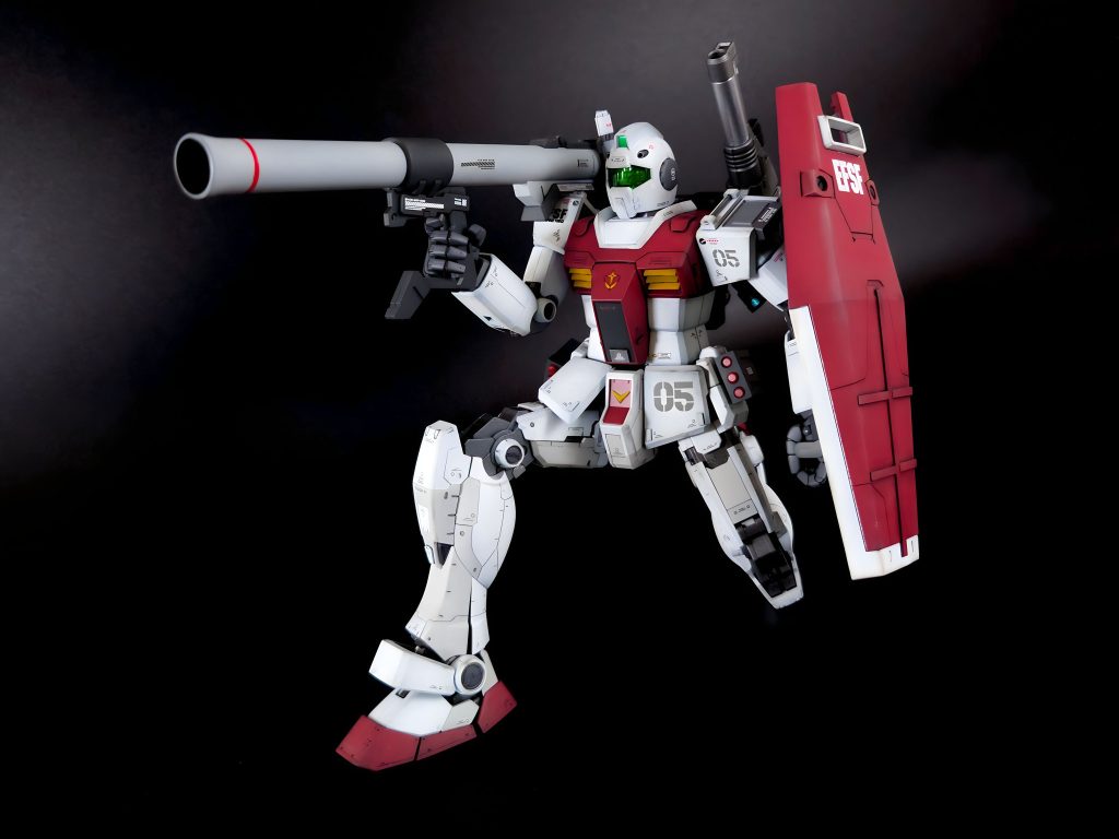 MG 1/100ジム　ショルダーキャノン＆ミサイルポッド装備型–7枚目/制作者：自己満ぺいんたー