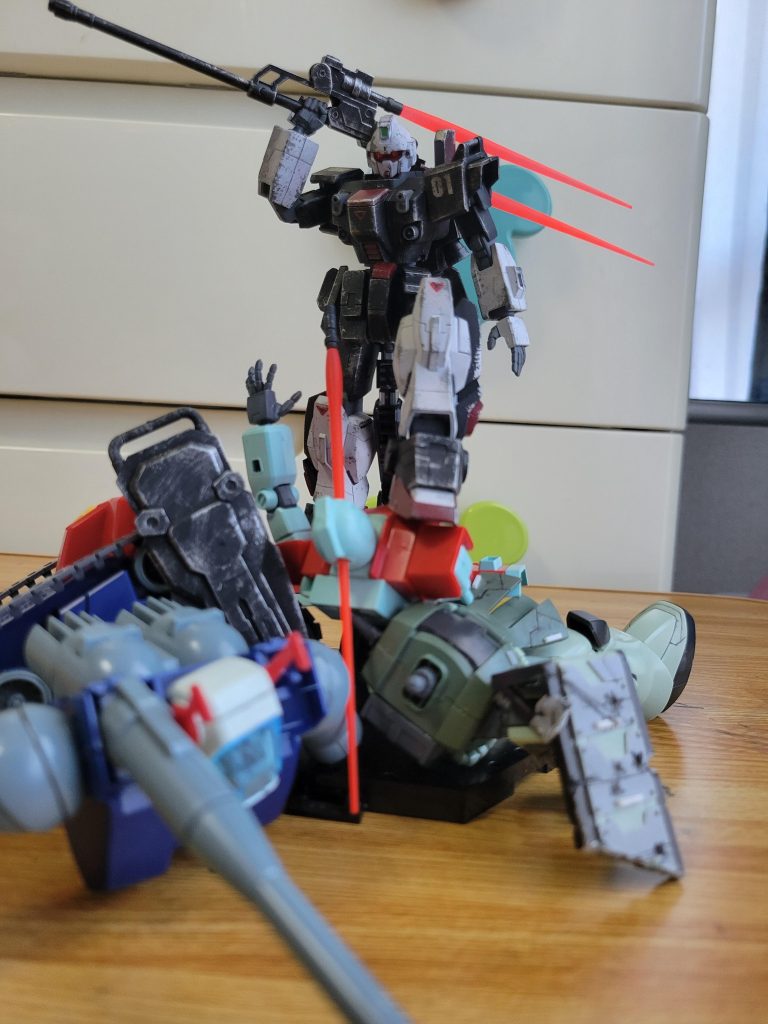 あの〜なんか〇体の上に立つ死神見たいな感じです 