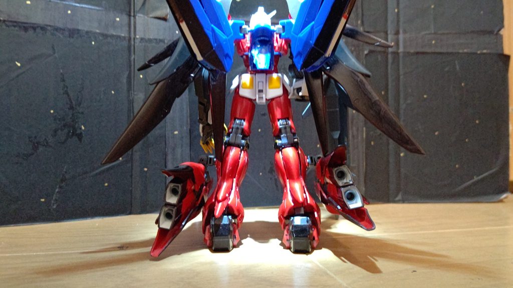 足にブースターを着けました。