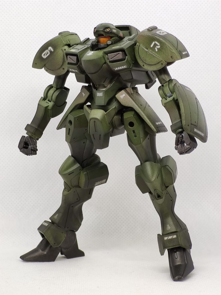 塗装、デカール貼り、ウェザリング後