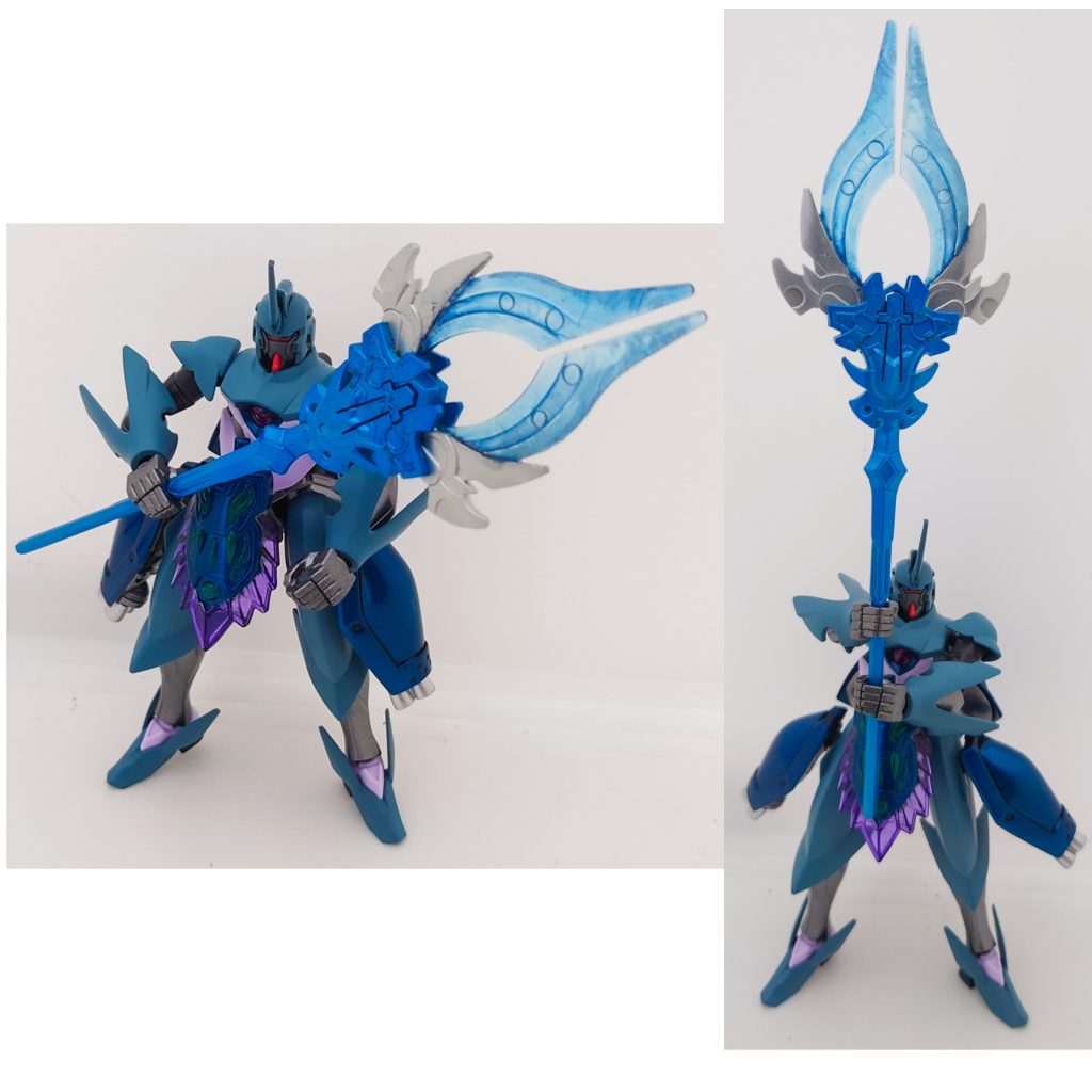 武器は、錫杖のような槍。BB戦士 魂武者闘刃丸の武器を再利用しております。