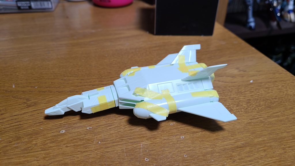 仮組み時点の写真驚きの白さ←