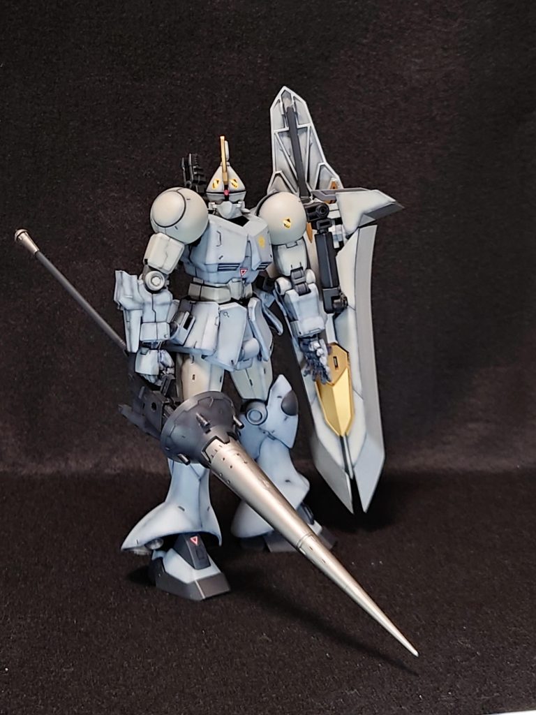 ランスの付け根？に4本のビームバルカンの銃口を差し込みました。