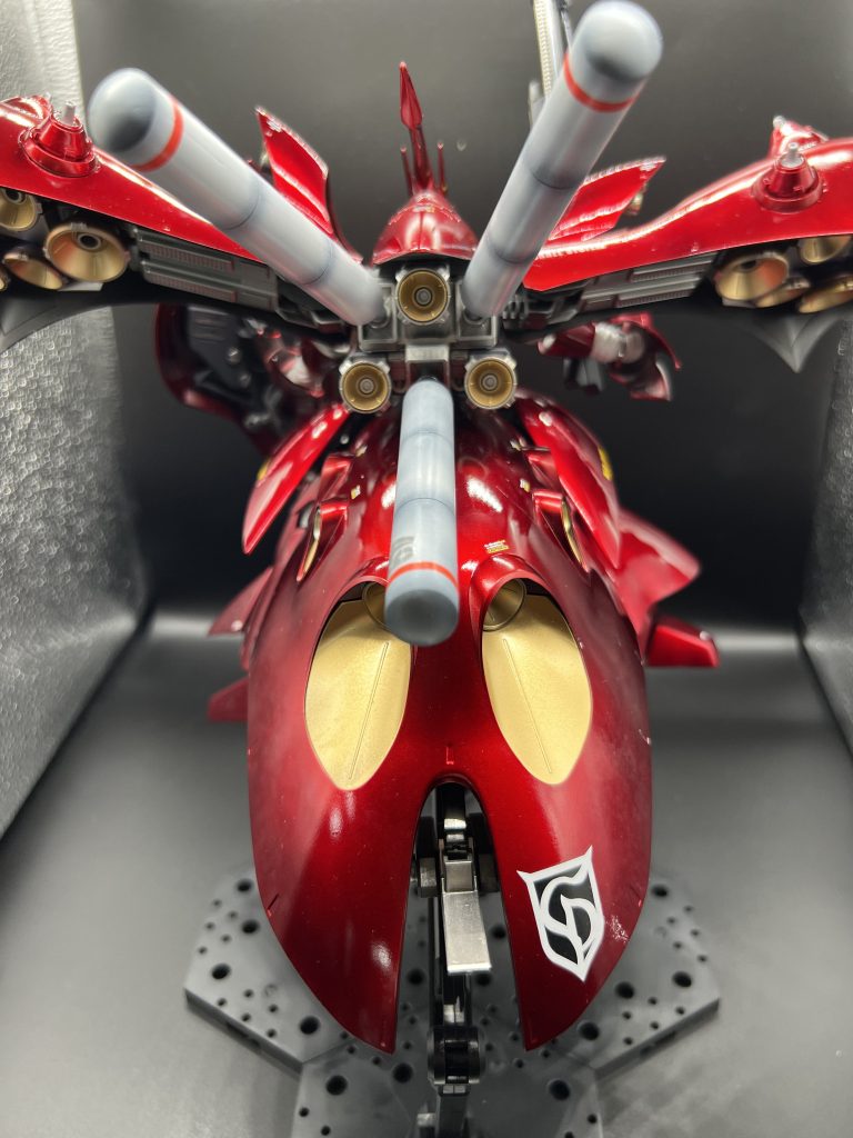 バーニア(ノズル?)は金色で。