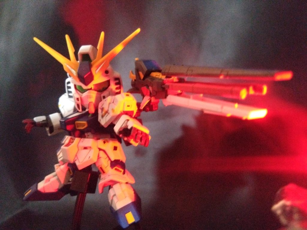 ロングレンジ·フィン·ファンネルのビーム砲打った後のイメージ