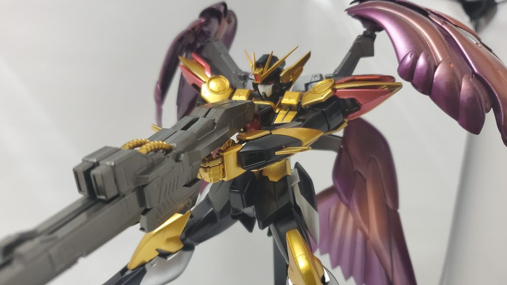 ツインバスターライフルを持たせて、ポージング