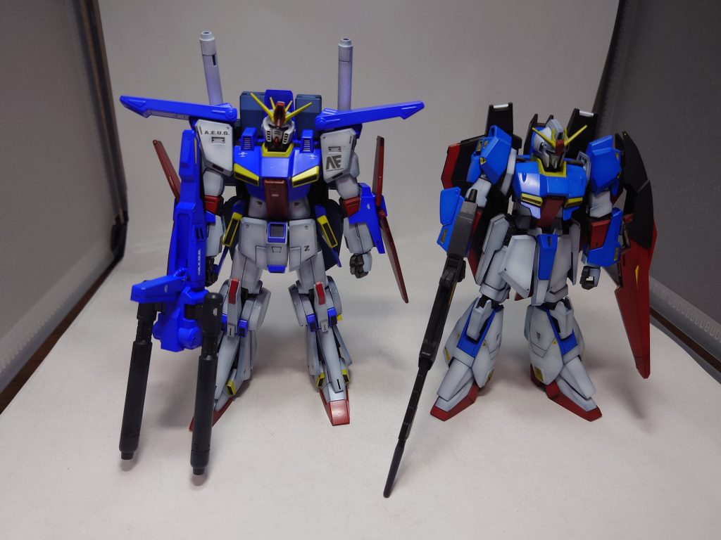 以前作ったZと一緒に撮ってみました