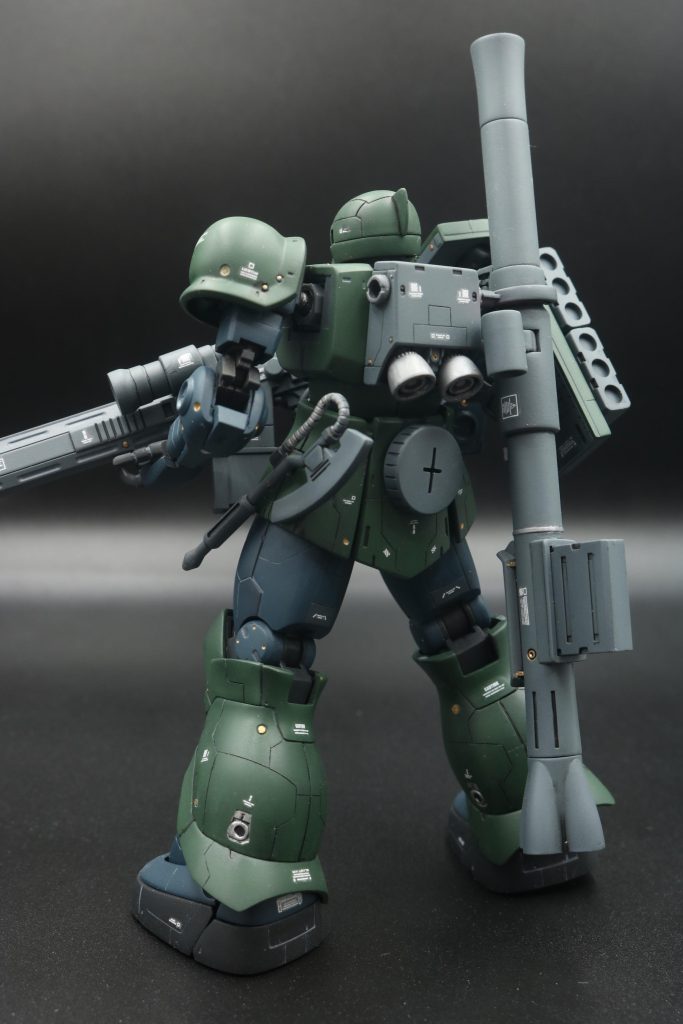 HG ザクⅠ(ジ・オリジン版)–2枚目/制作者：ヒロハル