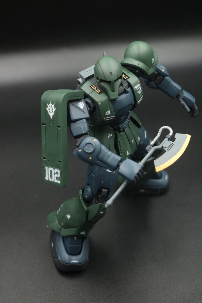 HG ザクⅠ(ジ・オリジン版)–9枚目/制作者：ヒロハル