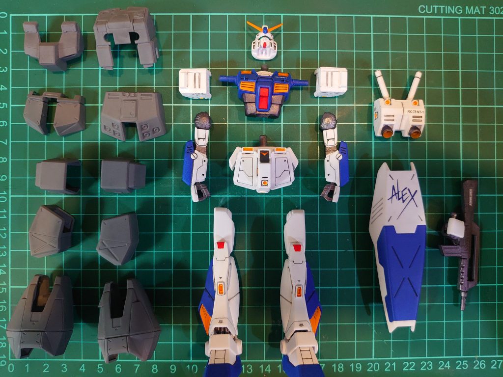 最近の自分の流行り、完成直前に並べてます😁