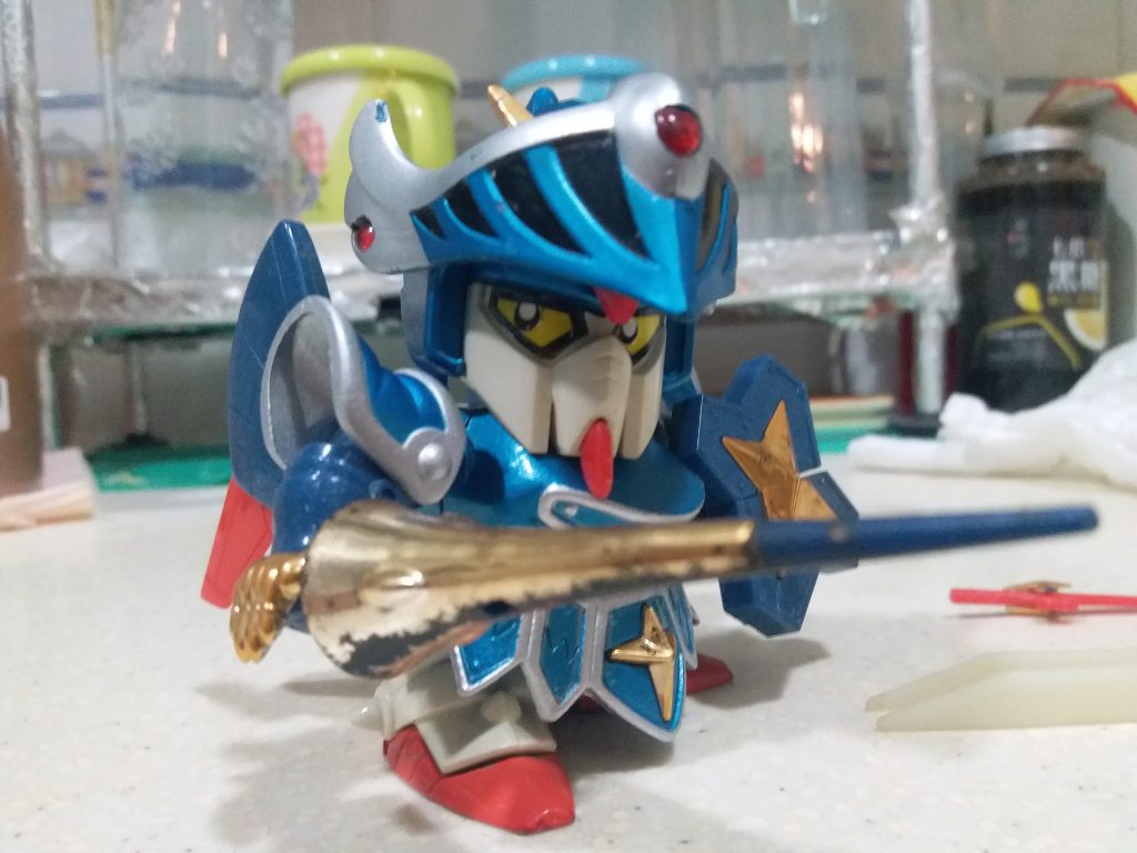 元祖SD FAナイトガンダム–2枚目/制作者：LUNLUN（邪道可動）