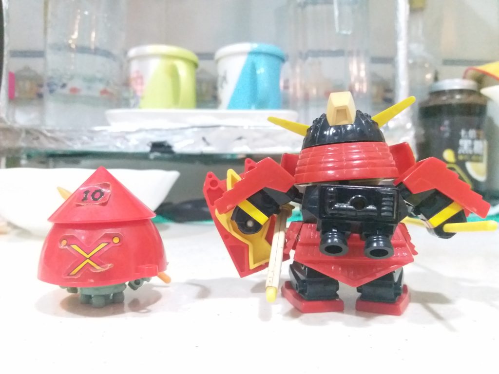 元祖SD 武者頑駄無 & 暴流–4枚目/制作者：LUNLUN（邪道可動）