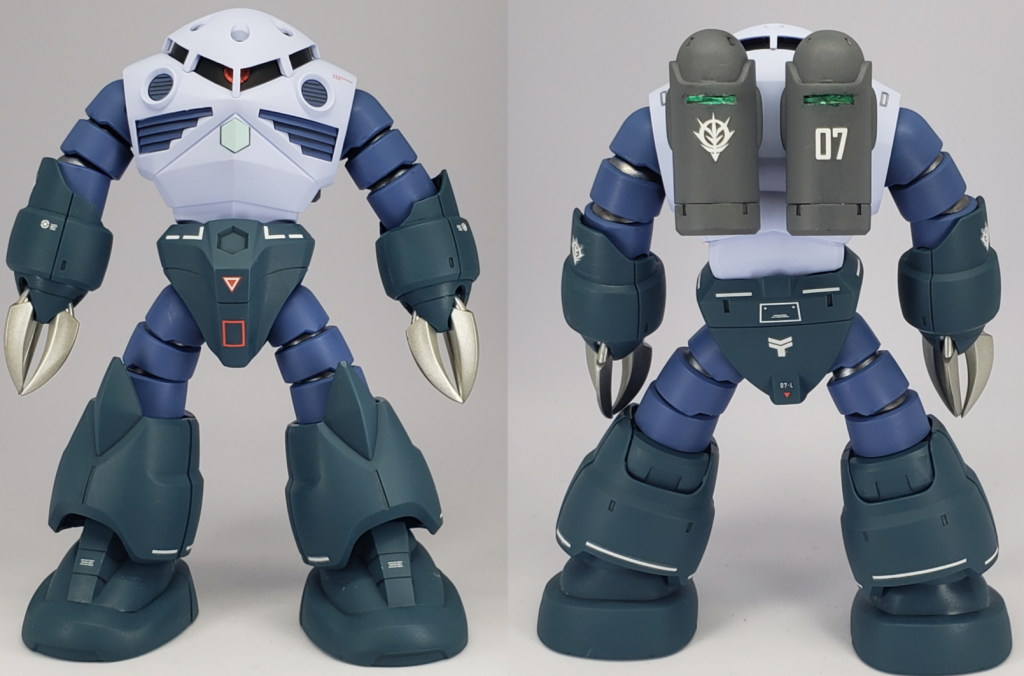 今回初めてズゴックを作ったのですが、素組よし、塗装してよし、弄ってよしの神キットだなあと実感しました。これで770円とは凄まじい…。24年前、ガンプラはここまで進化していた!