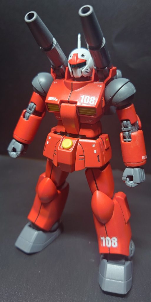 ガンキャノンは、結構好きなMSです。rivaibu版は、組みやすさとプロモーションの良さで初めて組んだ時は感動しましたね。