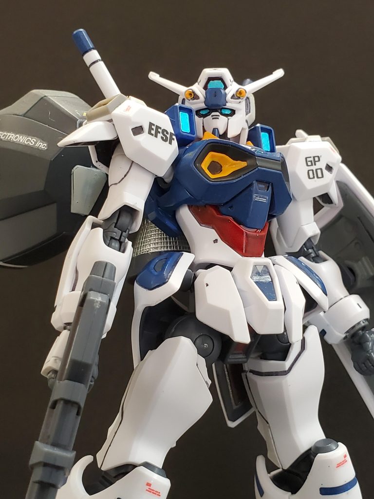 今回最後の1枚はこちらです❕戦闘シーンの角度でお顔がよく見えない👀と思ったので、ズームアップ気味の画像を用意しました✨👀やセンサーは付属のシールは使わず塗装🖌️してます~👊✨今回も妄想長々投稿にお付き合い下さり誠にありがとうございました~😊✨次回はエマァ・ダイスとゼロ・ムラサメの最後の対決を描いた『0083~Emma Dice Story~🧚』第4部をお送りします😎✨