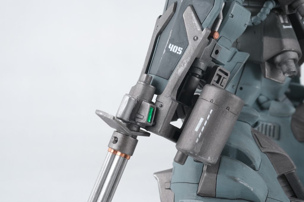 ガトリングシールドの塗り分け。