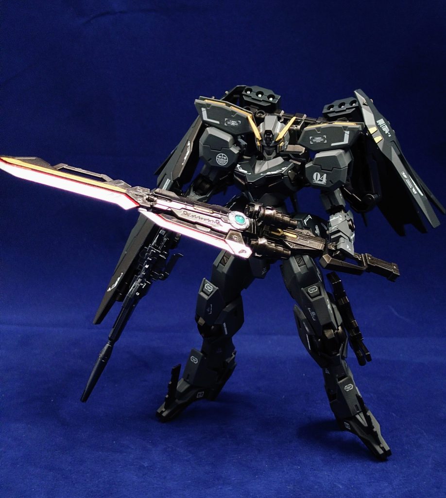 カレトヴルッフを構えて