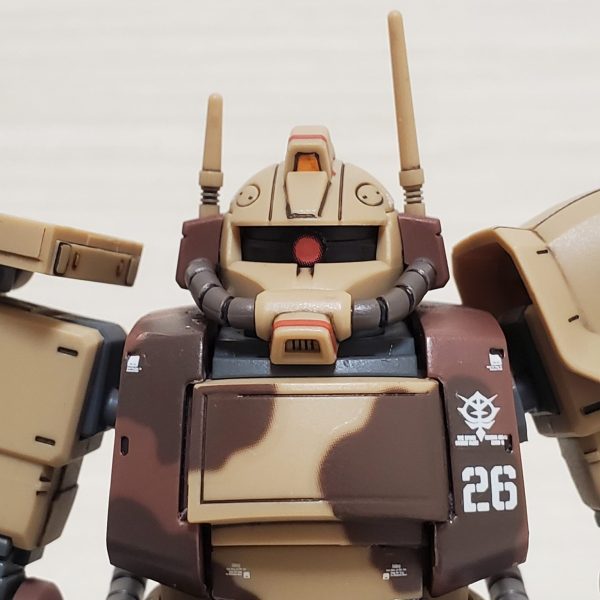 HG MSD MS-06D ザク・デザートタイプ(ダブルアンテナ仕様)