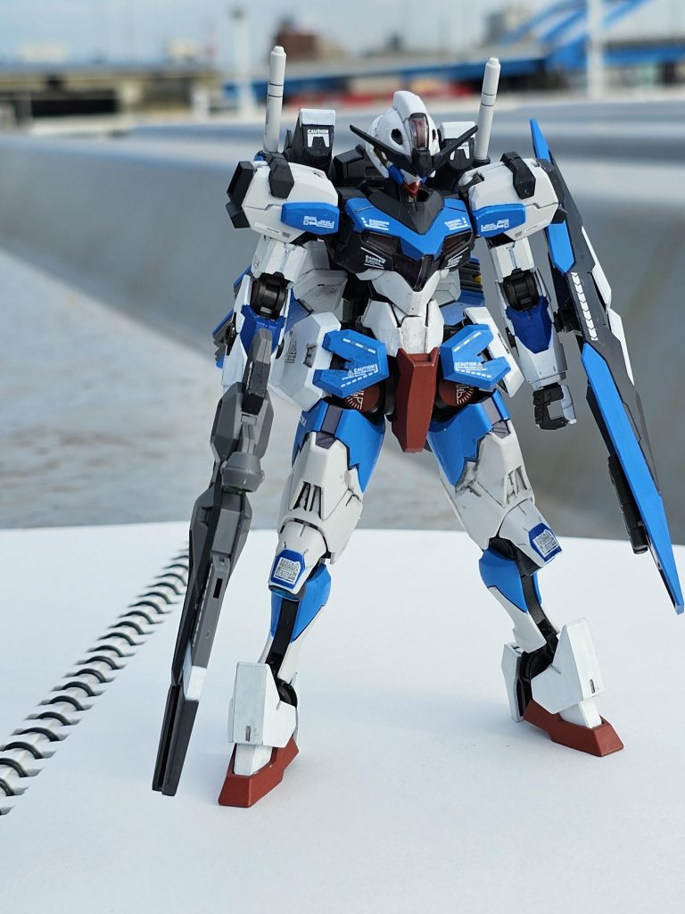 全体像です。デカールは水星の魔女のものを持ってなかったためエクスプレッションデカールを使用しています。