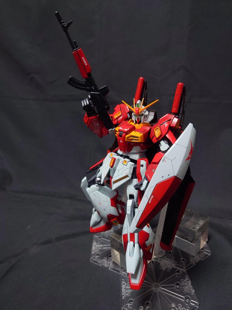 パッケージ ショットライフルはグレーというより、ミッドナイトブルーに黒を混ぜて青黒い感じの色にしてあります。