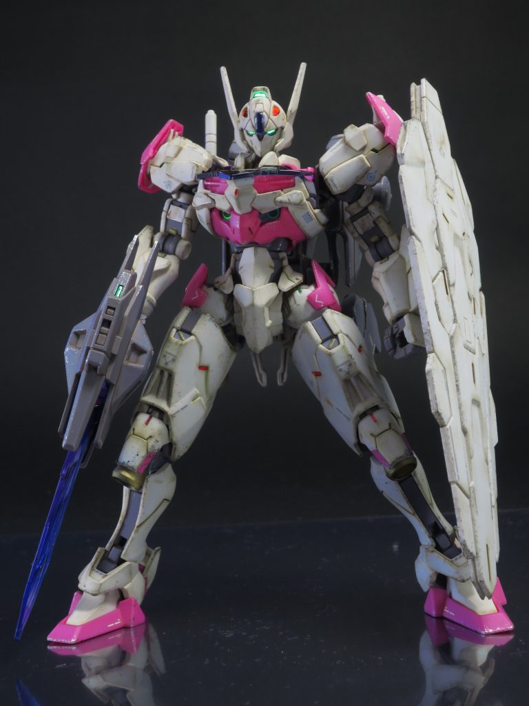 ウェザリングはもう何も考えずに行いました。その結果こんな感じに仕上がりました。もはや手癖で仕上げたようなもの。ベテランギタリストのアドリブソロのようなものです。