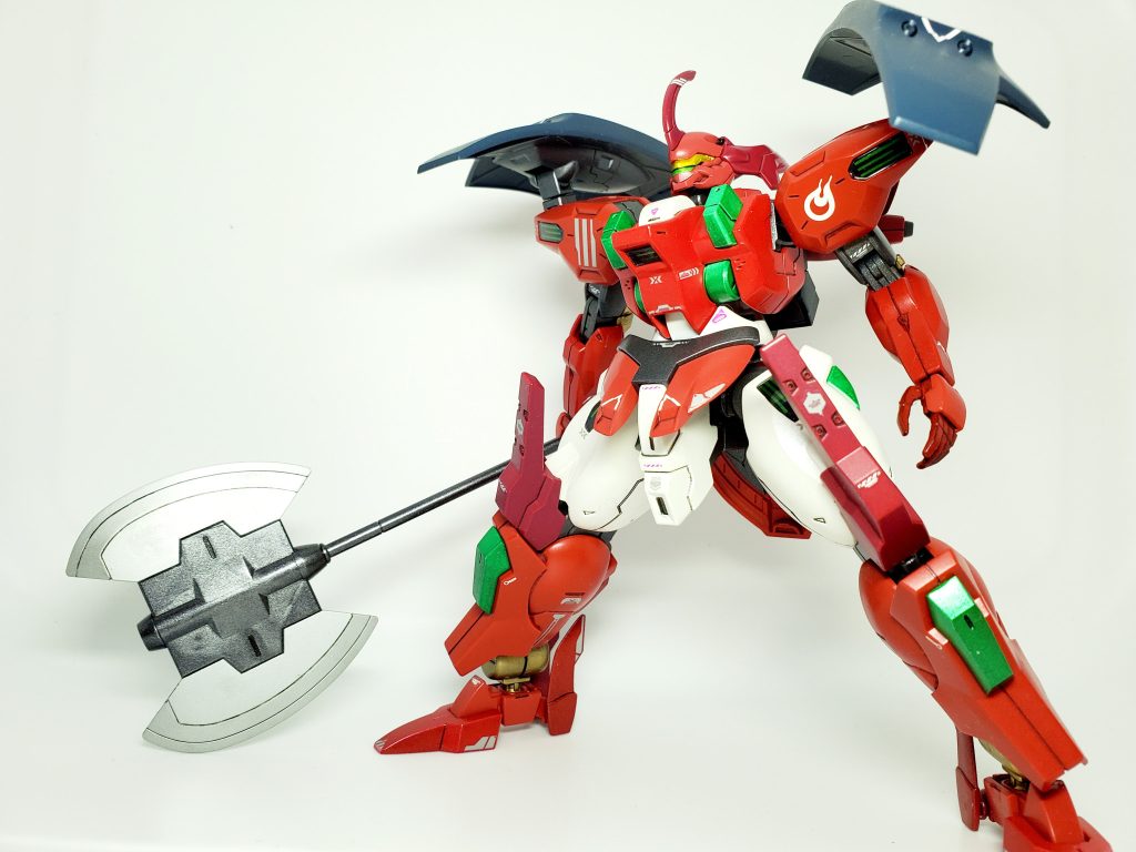 大きい斧を持たせるとそれっぽい。