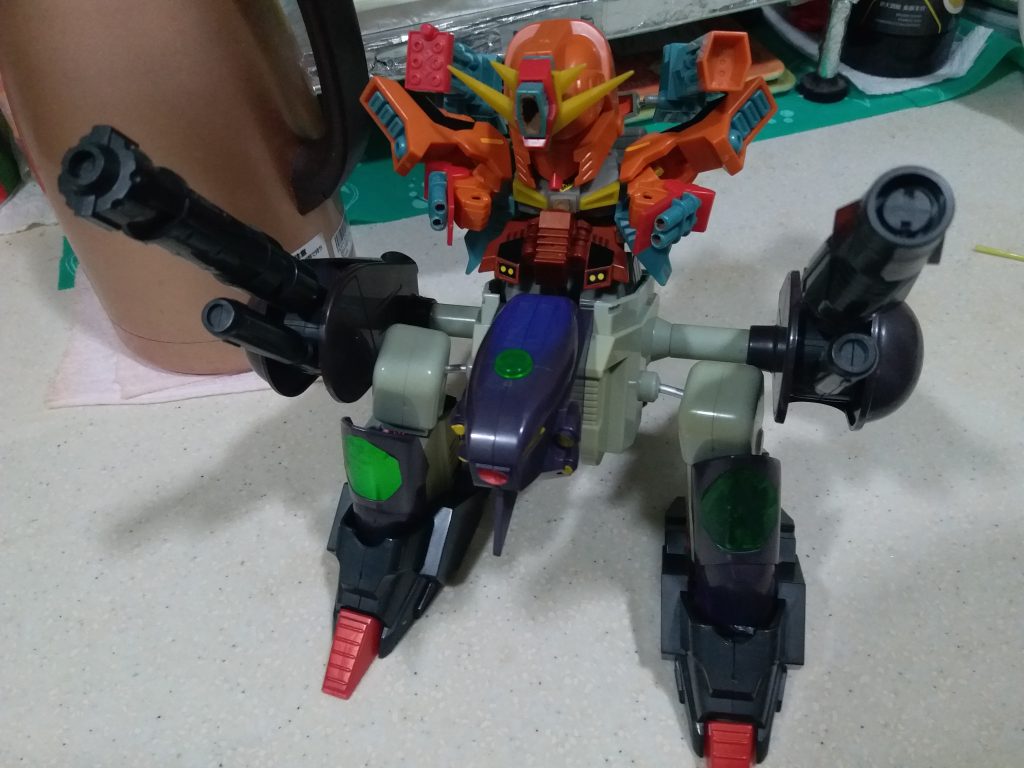 元祖SD フォートボマー&フォートグリフォン–9枚目/制作者：LUNLUN（邪道可動）