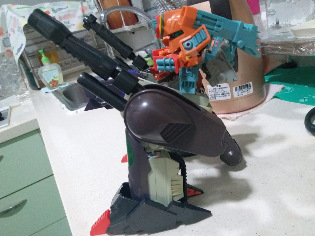 元祖SD フォートボマー&フォートグリフォン–2枚目/制作者：LUNLUN（邪道可動）