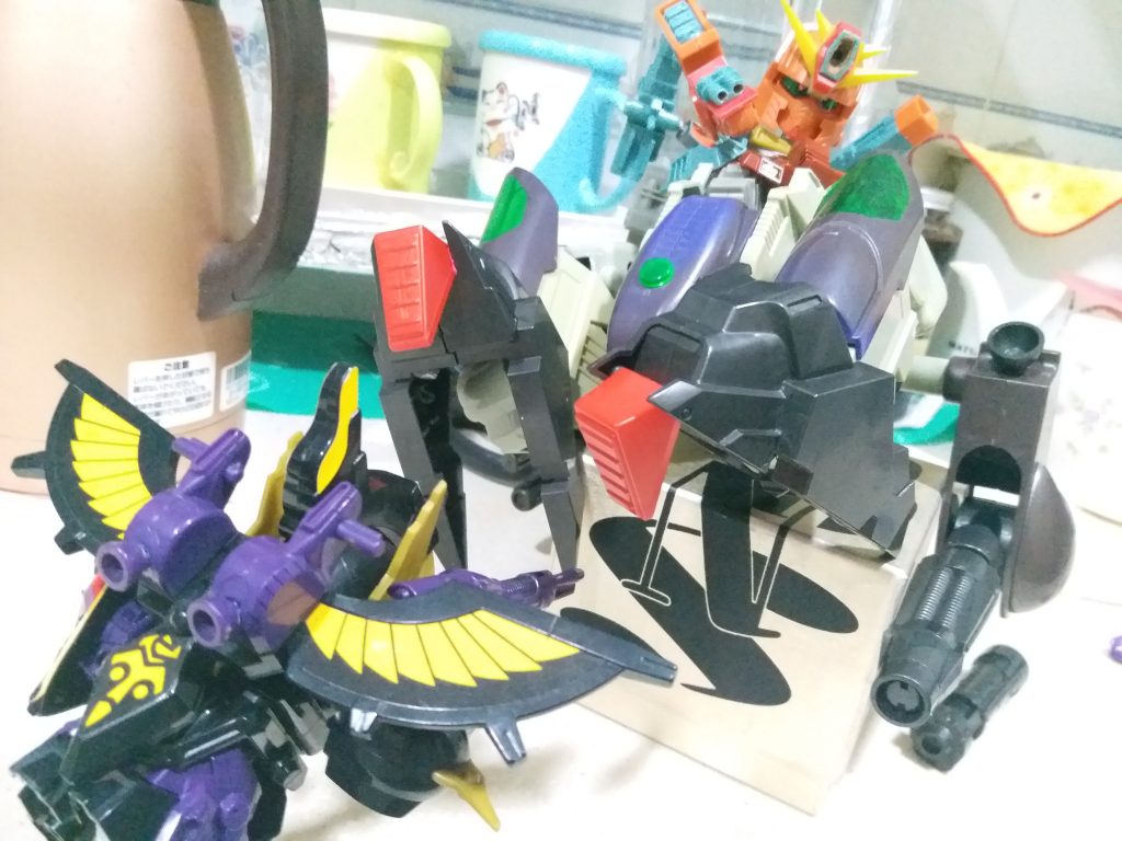 元祖SD フォートボマー&フォートグリフォン–5枚目/制作者：LUNLUN（邪道可動）