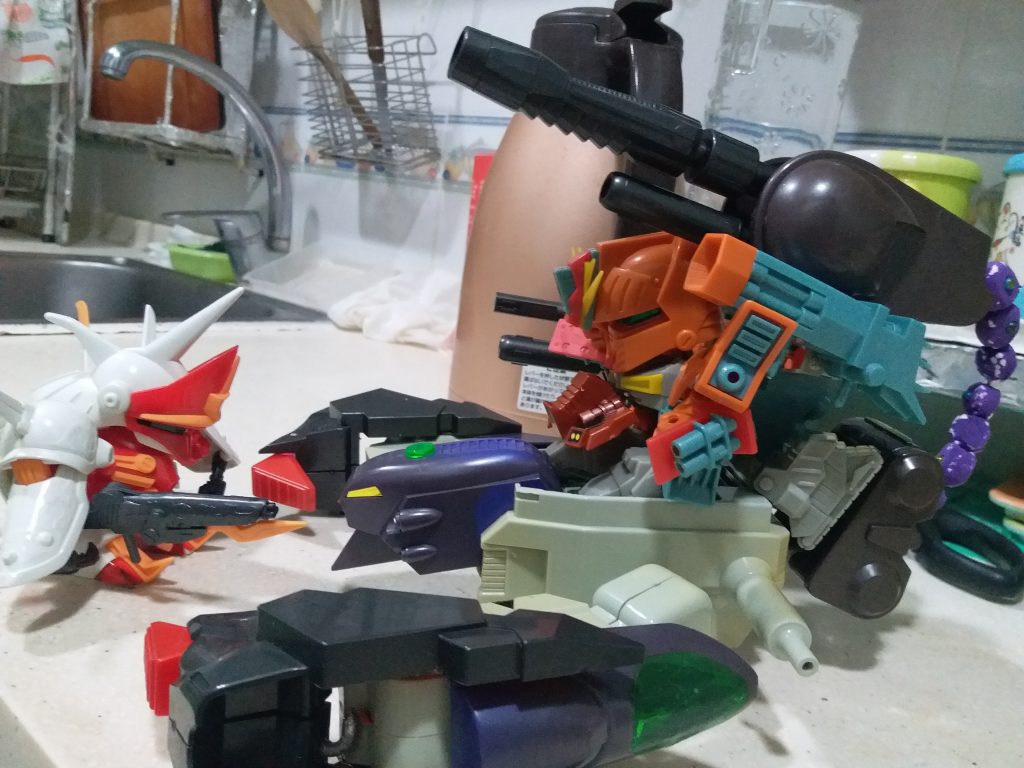 元祖SD フォートボマー&フォートグリフォン–7枚目/制作者：LUNLUN（邪道可動）