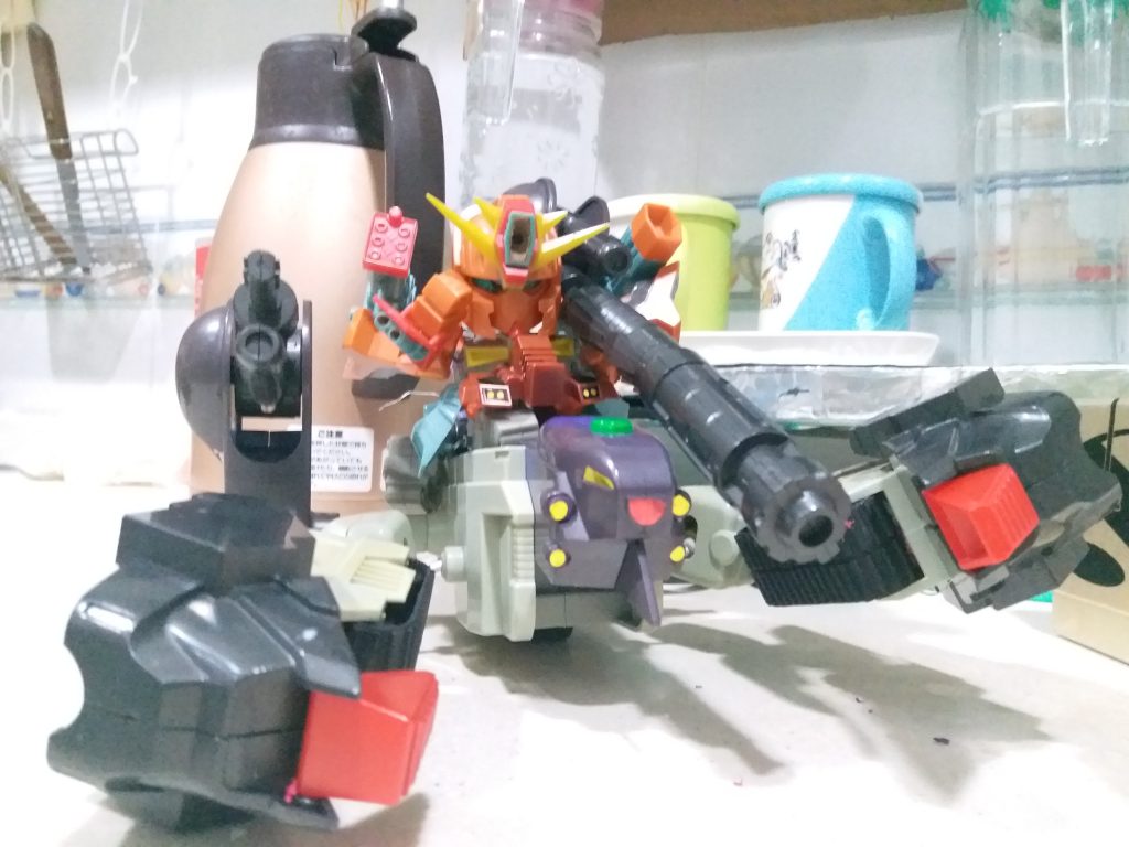 元祖SD フォートボマー&フォートグリフォン–6枚目/制作者：LUNLUN（邪道可動）