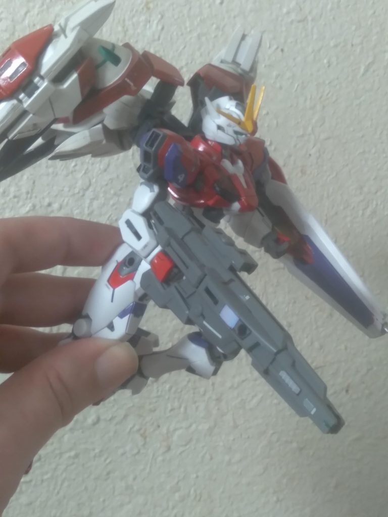 The added tape on the rebuild rifle looks like gn cables now, haha