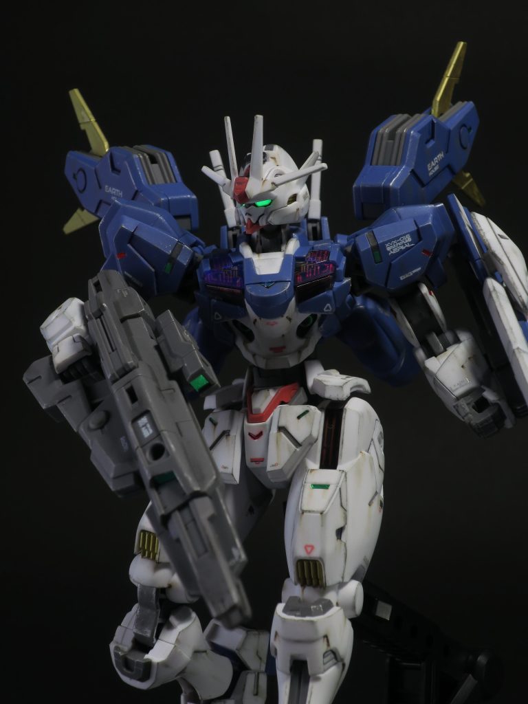 水転写デカールはノーマルエアリアルのものを流用しました。付属のシールもけっこう使ってます。楽なのでシール使う派です。