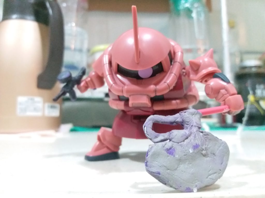 EXCEED MODEL SD　シャア専用ザク（邪道可動）–7枚目/制作者：LUNLUN（邪道可動）